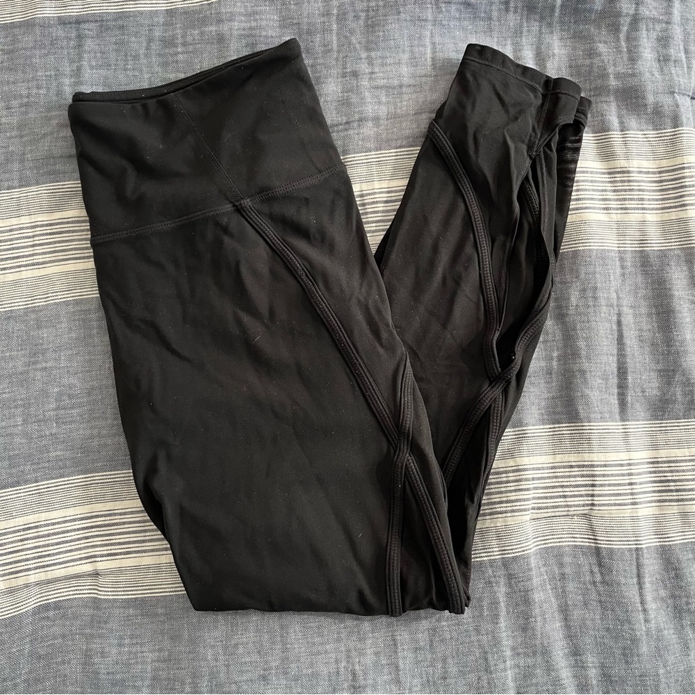 Athleta Salutation Mesh & Keyhole Leggings